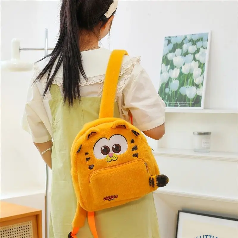 Garfield backpack with high appearance value  versatile cartoon cute design  large capacity  portable and lightweight school bag view 5