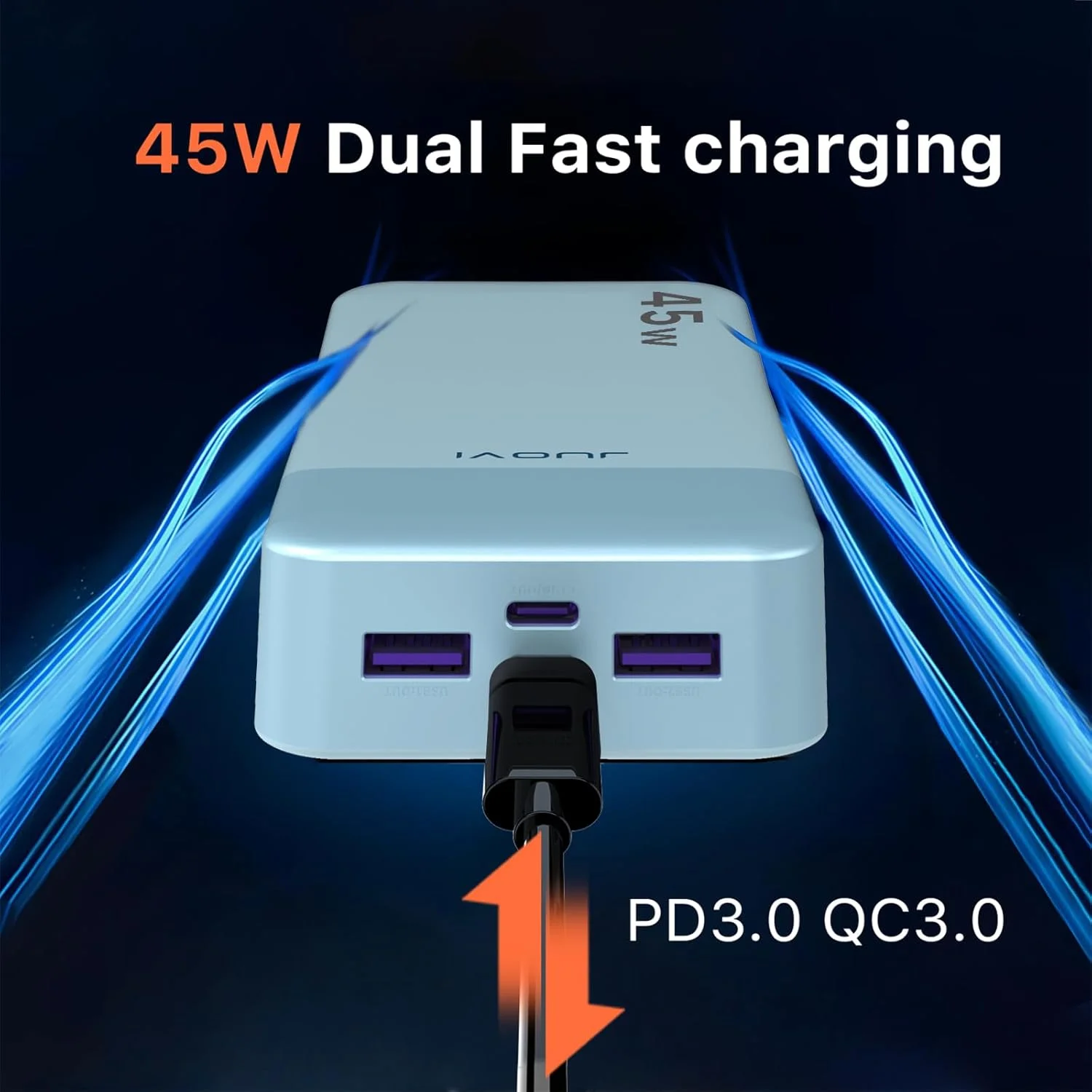 JUOVI Power Bank 20000Mah 45W - огляд і ціна Portable Charger 20000Mah