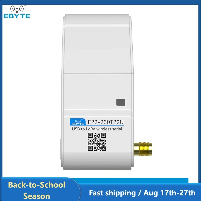 LoRa Module USB Interface 230/400/900MHz EBYTE E22-230/400/900T22U 22dBm With Antenna RSSI LBT 5KM DIP Module