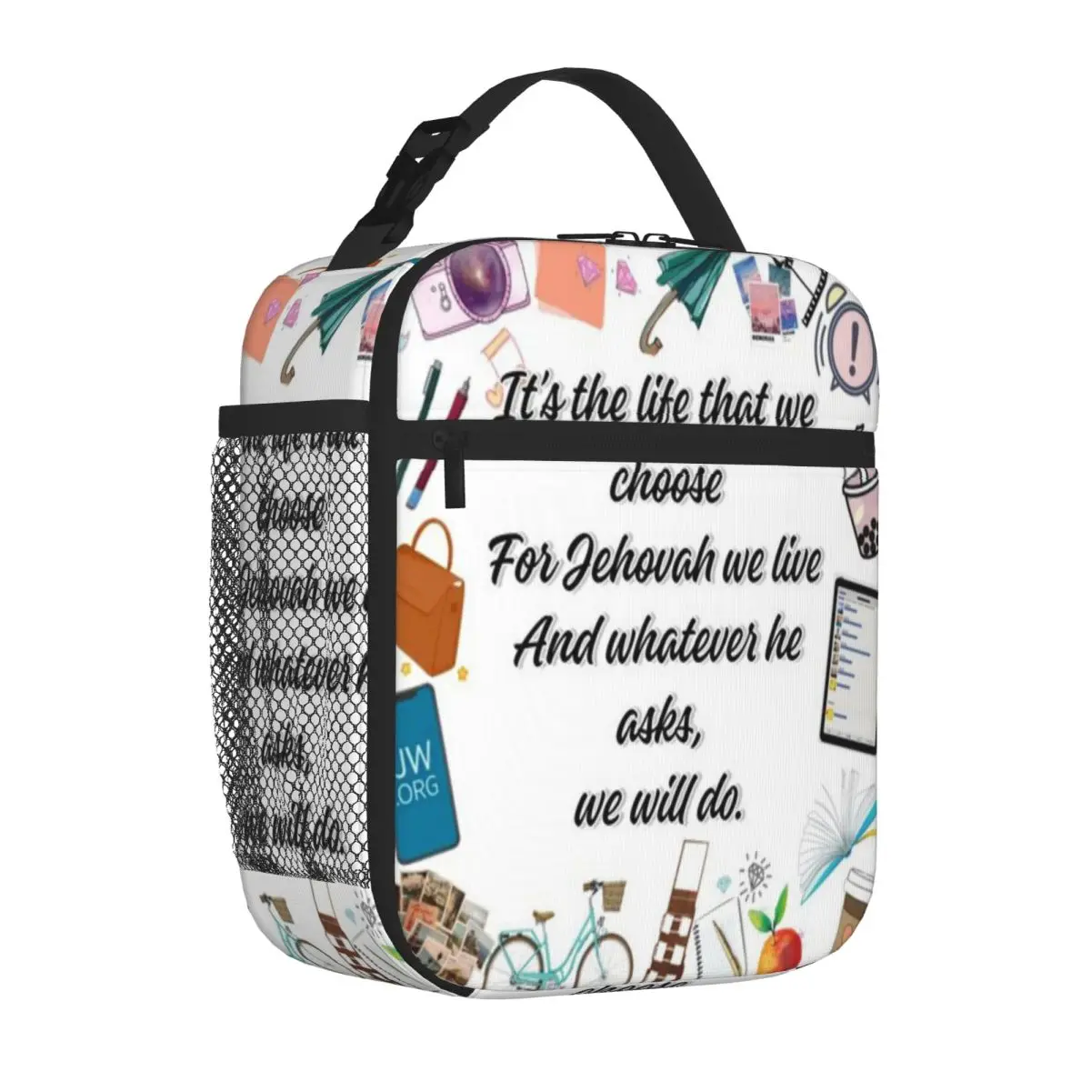 Bestselling Pioneer Service School 2023 Plain Design Leakproof Lunch Bag Day Excursion Picnic Lunch Bag