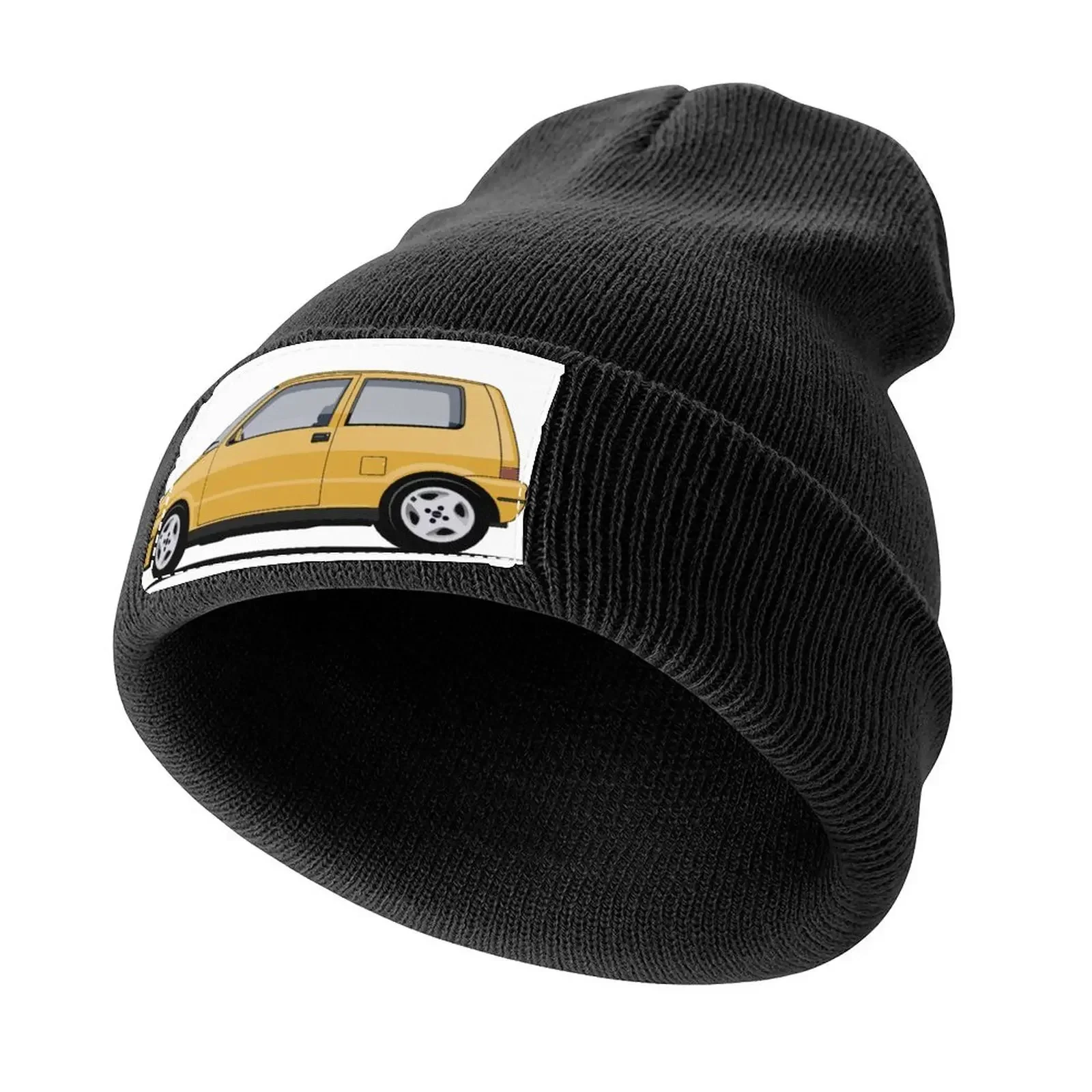 

Fiat Cinquecento Sporting Broom Yellow edition Knitted Cap cute Snap Back Hat For Man Women's