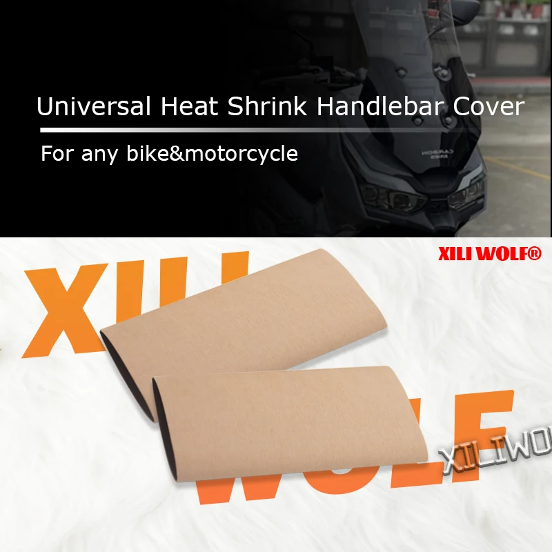 

For Motorcycle Universal Heat Shrinkable Grip Glove Non-slip Rubber Handlebar Cover Muffs For Bicycle Electric Bike Accessories