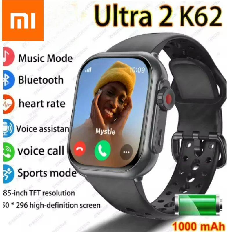 

Xiaomi New Watch Ultra 2 SE Мужчины 1000 мАч Аккумулятор 3D динамический HD AMOLED Дисплей Вызов GPS IP68 Спортивный Смарт-браслет Для IOS Android