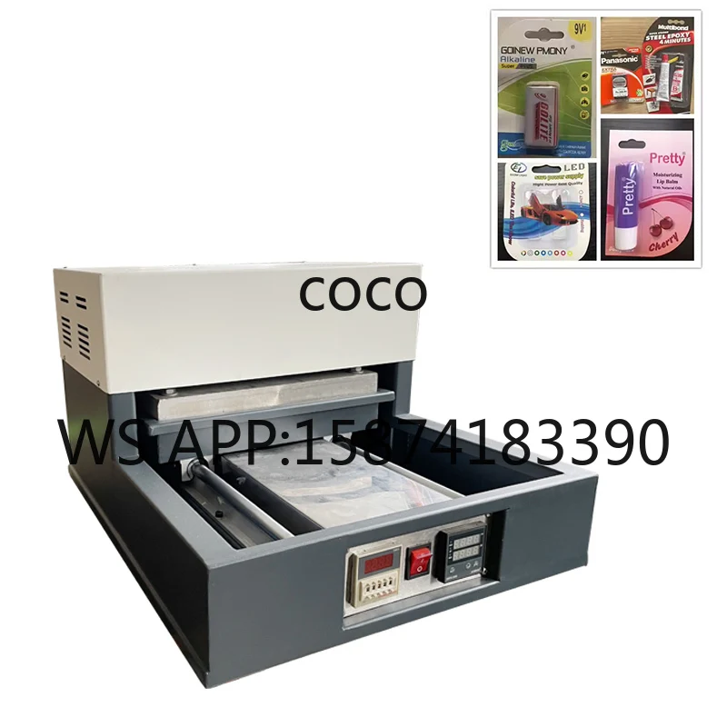 BS-2030 Small Manual Blister Packing Sealing Machine For Toys Toothbrushes Contact Lens Scourer Ball