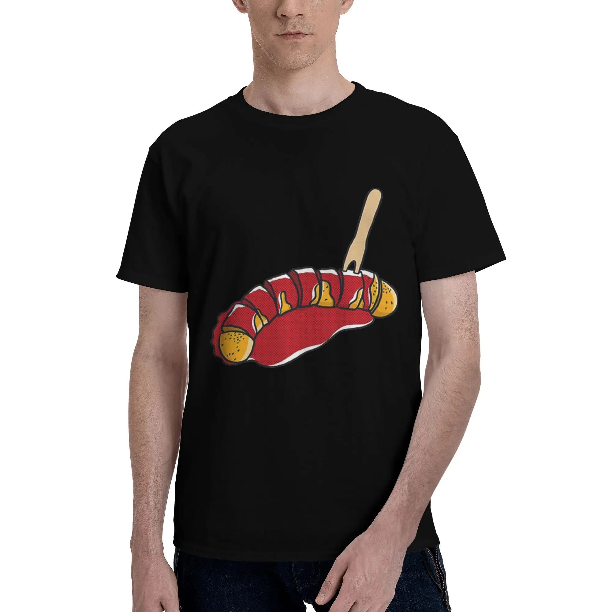 

Currywurst pure 100% Cotton T-Shirt Men's Fashion T Shirts Men Crew Neck Short Sleeve S-6XL