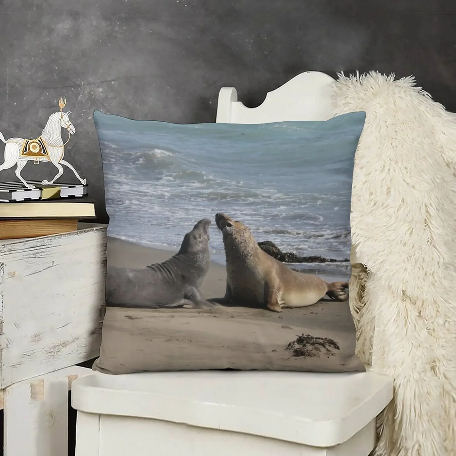 

Elephant Seal Throw Pillow Ornamental Pillow Cushion Covers For Living Room Cushion Cover Luxury pillow