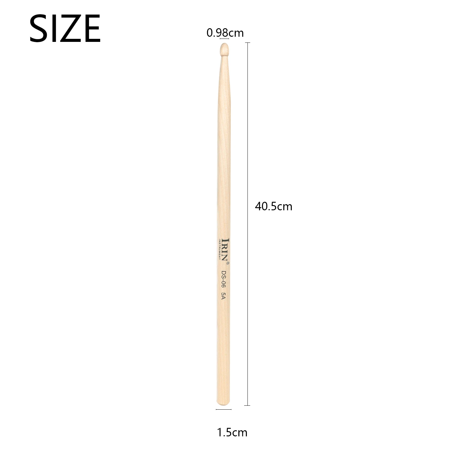 IRIN Drum Drumstick 5A 7A Maple Pair Drum Sticks Percussion Musical Instrument Parts Sturdy High Density Drum Accessories