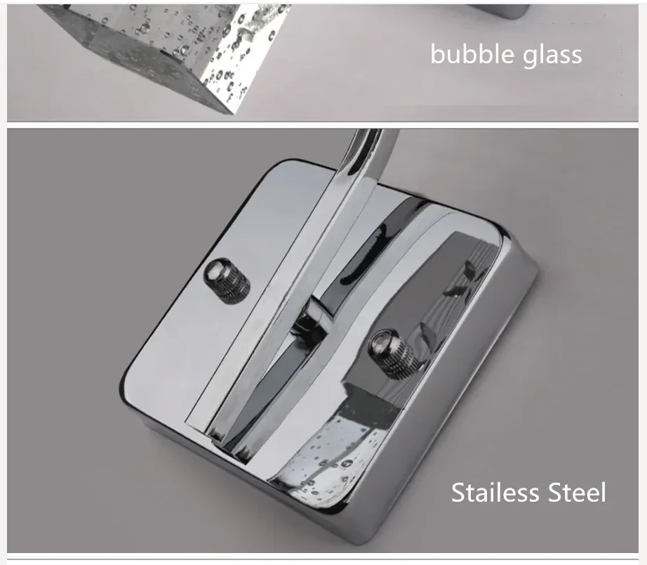 

Mounted Light Bubble Tower Modern Crystal LED Wall Lamp Aluminum Glass Indoor Home Fixtures Sconce for Bedside Living Room