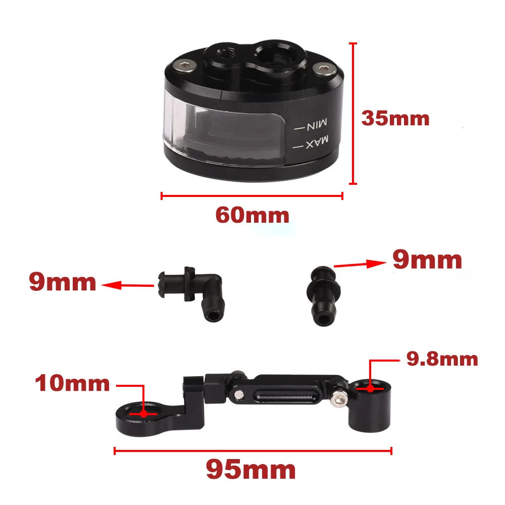 Motorcycle Motorbike Brake Clutch Tank Cylinder Fluid Oil Reservoir Cup Accessories For Moto Guzzi V100 V 100