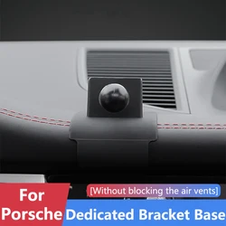Car Phone Holder Auto Air Vent Stand Dashboard Mount Fixed Bracket Dedicated Base For Porsche 718 918 Macan Cayenne Panamera
