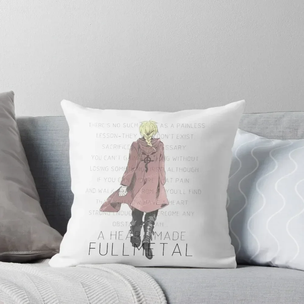 

a Heart made Fullmetal~ Throw Pillow bed pillows Cushion Cover Set luxury covers Anime pillow