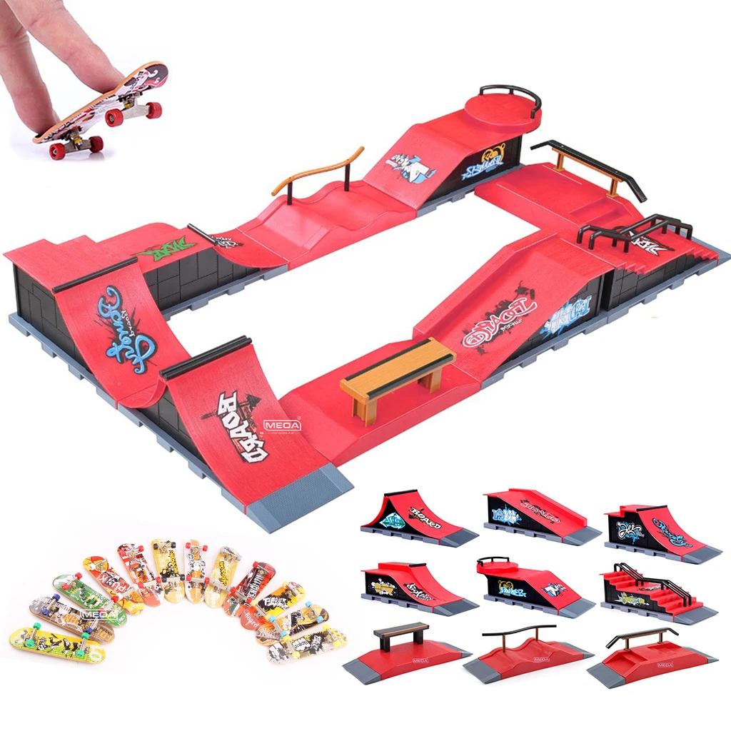 Skate Doigt Collection Coffret Tech Deck Play And Display - Finger Skate Transformable Avec