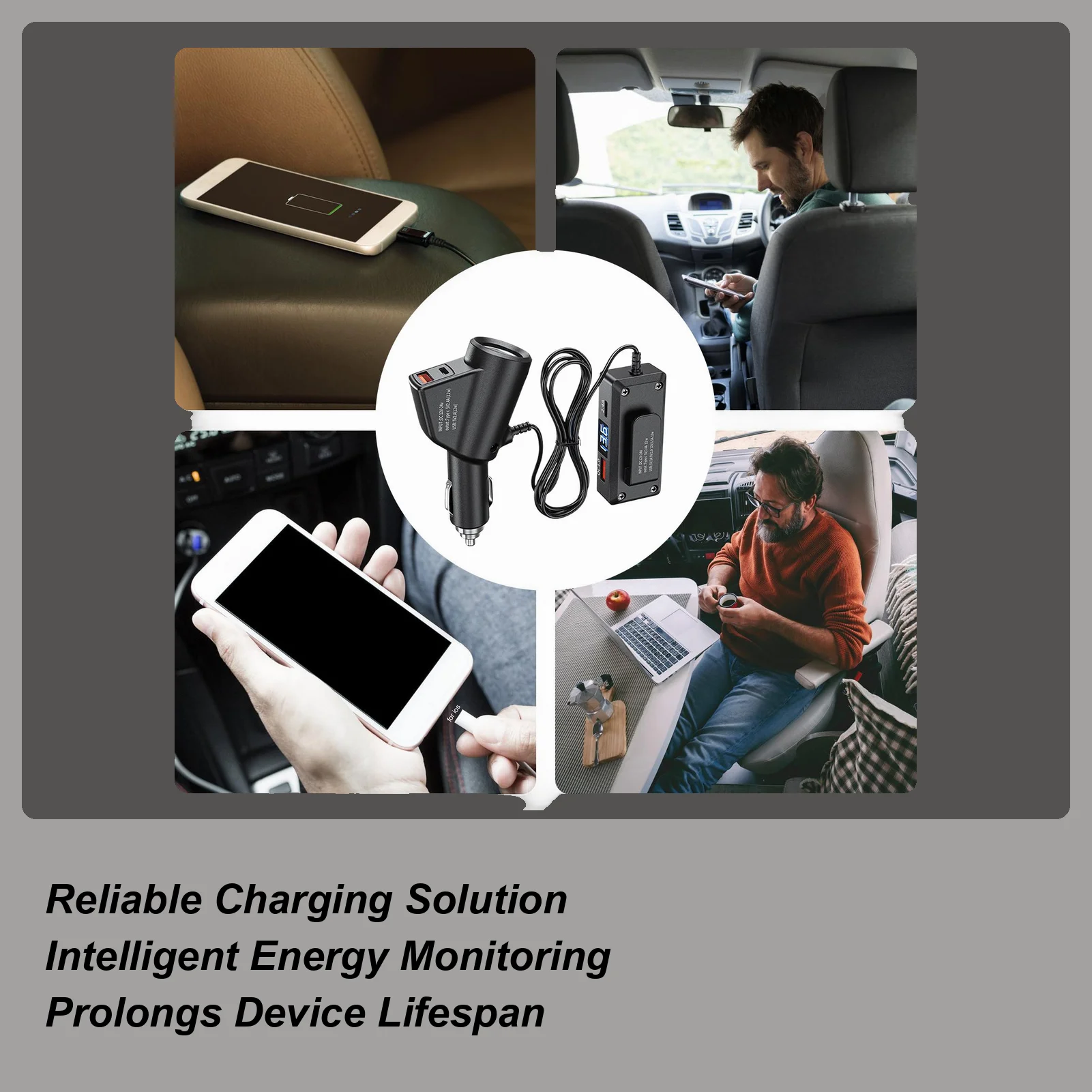 

Car Charger QC3.0 PD Automotive Charging Accessory Car Cell Phone Charger For Vehicles Truck RV Sedan Automotive Smartphone