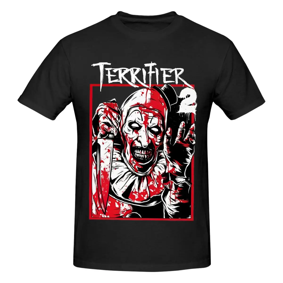 تي شيرت فيلم مرعب للجنسين قطن علوي تي شيرت مضحك رعب للهالوين برقبة دائرية وأكمام قصيرة للرجال والنساء ملابس تي شيرت