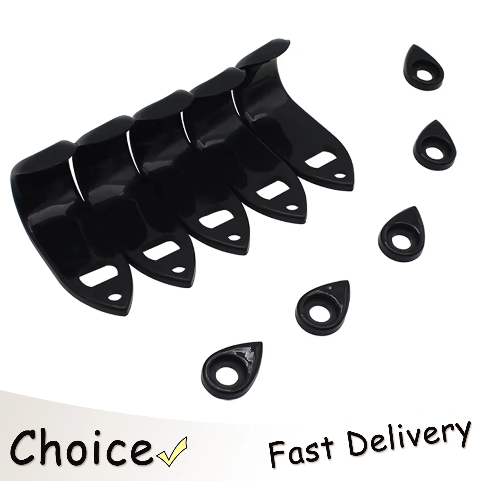 IRIN Saxophone Thumb Rest Woodwind Accessories ABS Finger Holder for Alto Tenor Soprano Sax Musical Instrument Parts 5 Pcs/Set