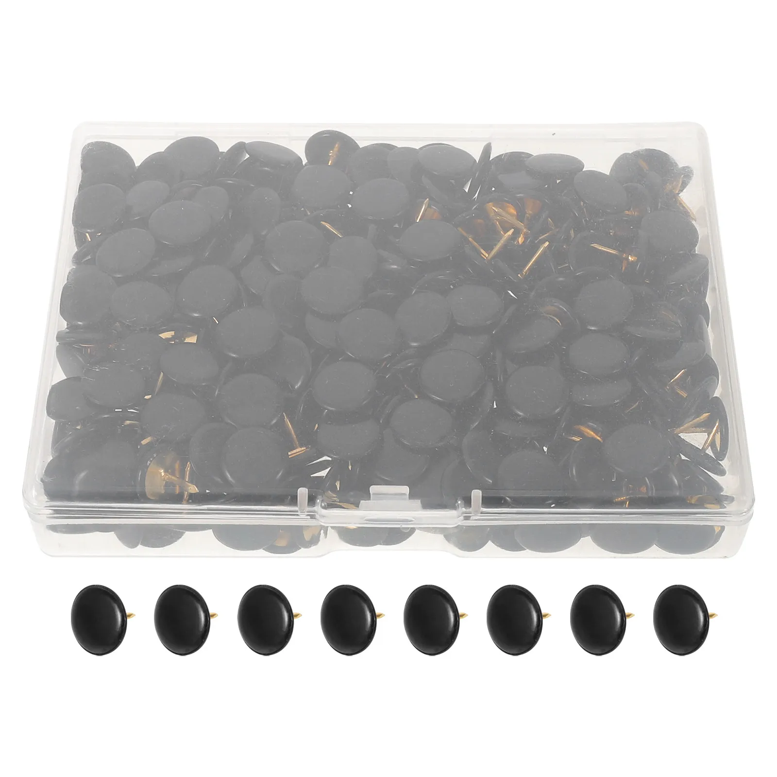 

400Pcs Decorative Flat Head Thumb Tacks Plastic Push Pins Office School Bulletin Board Poster Crafting Wall Hanging