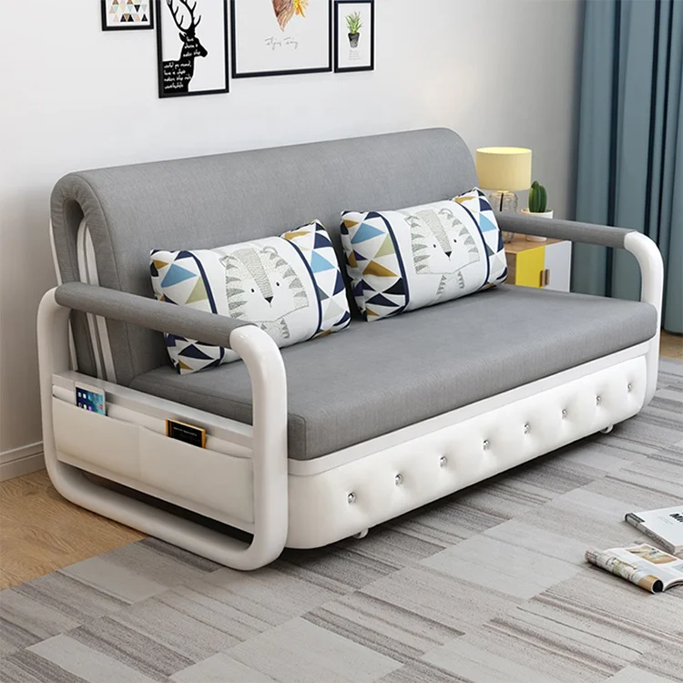 High quality save space modern foldable sofa cum bed folding living room sofas furniture