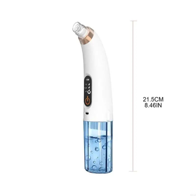 D0AB USB usb có thể sạc lại chu kỳ nước bong bóng tạo ra bàn chải mặt điện màu đen làm sạch công cụ chiết xuất pimple