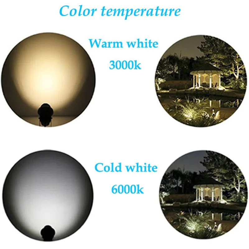 Top Verkauf 4PCS Wasserdichte IP65 Garten Rasen Lampen LED Rasen Licht Spike Birne Außen Beleuchtung Für Garten