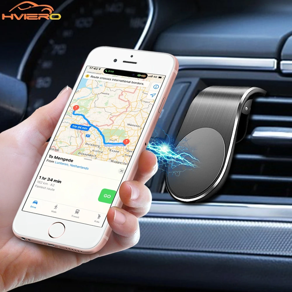 

Multi Functional Simples Car Stand Creative Magnetic 360° Rotation Strong suction Zinc Alloy Navigation Phone Holder Carro Tools