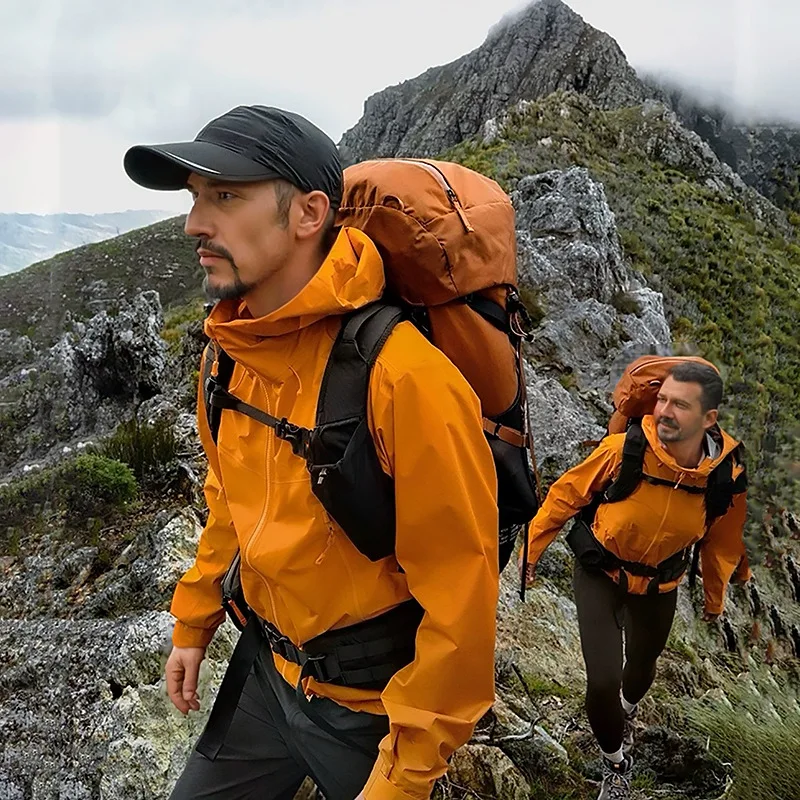 W2EJOURNEY EU US Size Luxury Quality Windbreak Jacket Autumn Winter Waterproof Breathable Hard Shell Jacket