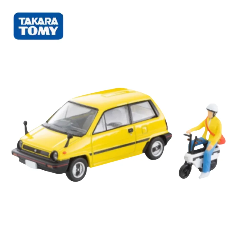 TAKARA TOMY TOMY TLV LV-N272b Honda City R com modelo de liga de motor, coleção infantil brinquedos, presentes para crianças