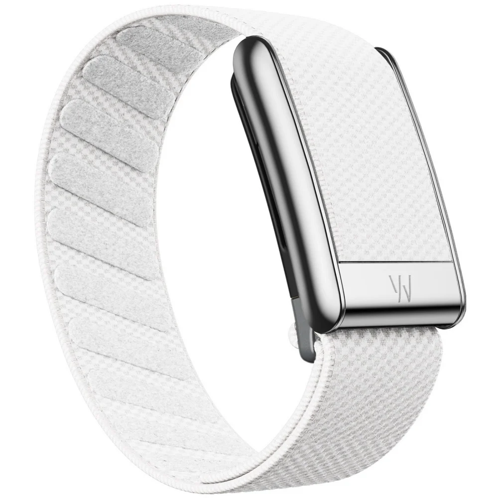 Für Whoop 5.0 Mg Armband mit W-Logo Leder Nylon Gewebtes Elastisches Whoop Sport-Ersatzarmband Gold Silber Metall