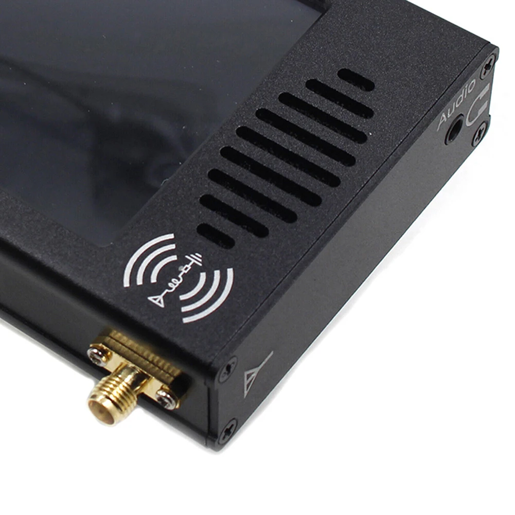 forDSP Shortwave and FM Radio Receiver Portable Metal Body 140 x 74 x 22mm IPS 800x480 Screen ForSMA Antenna 1Hz Step Frequency