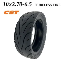 CST 10x2.70-6.5 Tubeless Tire High-quality Vacuum Tyre for Electric Scooter Pneumatic Wheel Parts