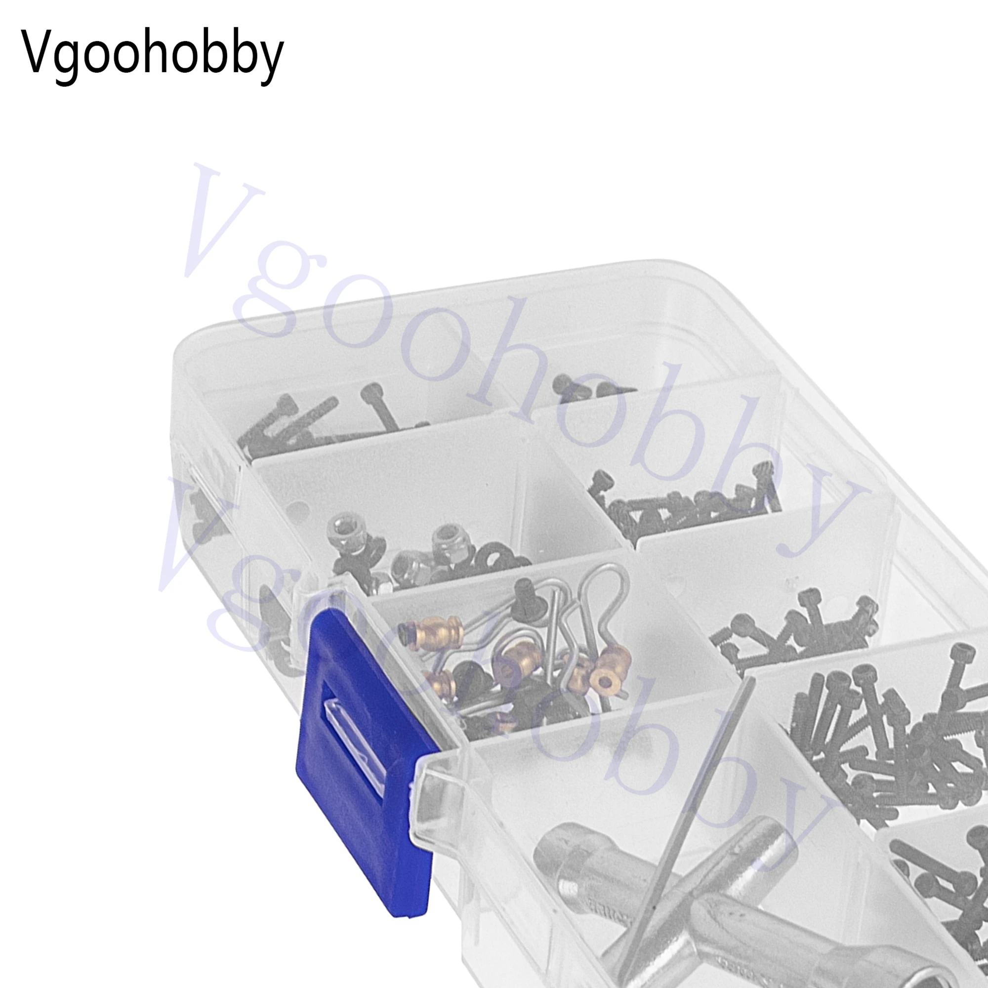 M1.4 RC Screw Kit Scx24 Screws Assortment Set Fastener Pins Repair Tools for Axial SCX24 Deadbolt C10 Jeep 1/24 RC Crawler