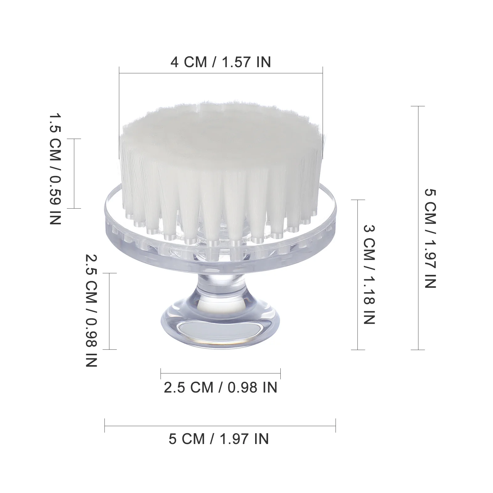 Cepillo de limpieza Facial portátil para mujer, depurador con tapa, herramienta de lavado de cara de mano, limpieza profunda de poros, exfoliante, cuidado de la piel