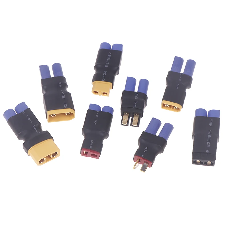 Adaptateur EC5 à XT60 XT90 T TRX Deans, connecteurs mâles et femelles, fiche banane pour contrôle de batterie RC Lipo, pièces de bricolage