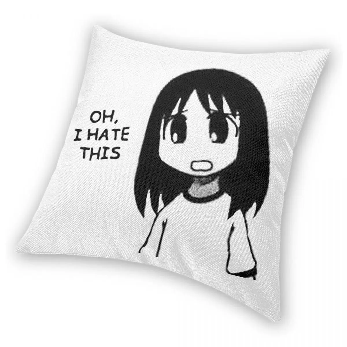 مؤرخة - تحقق من الملف الشخصي Azumanga Daioh Osaka Ayumu Kasuga غطاء وسادة مربع وسادة رمي وسادة للمنزل