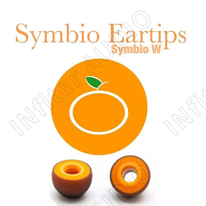 SYMBIO W Memory Foam & Silicone Universal Premium Symbio Eartips Symbio W Memory Foam Eartips Hybrid 2-layer Silicone Earbuds