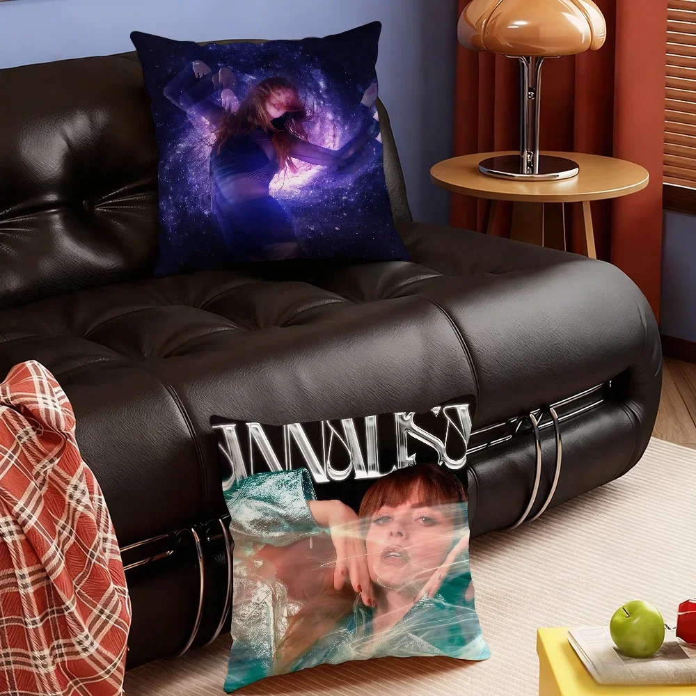 Singer A-Annalisa Scarrone cushion cover Soft Smooth Pillow Case Hidden Zipper Washable Decorative Couch Office Gift