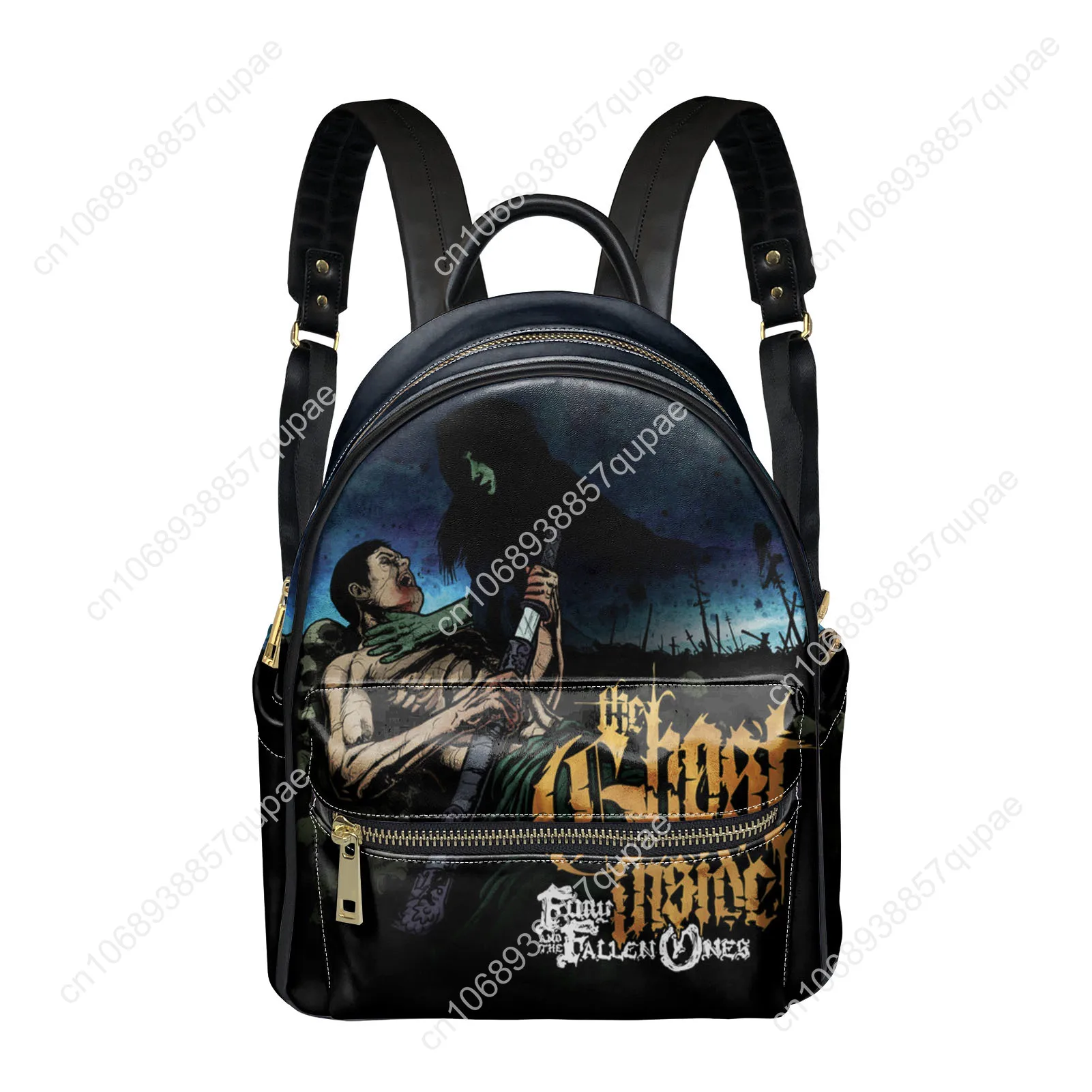 

The Ghost Inside Rock Band Backpack Womens Men Personalized Double Shoulder Bag Business Travel Bookbag Rucksack Gift Daypack