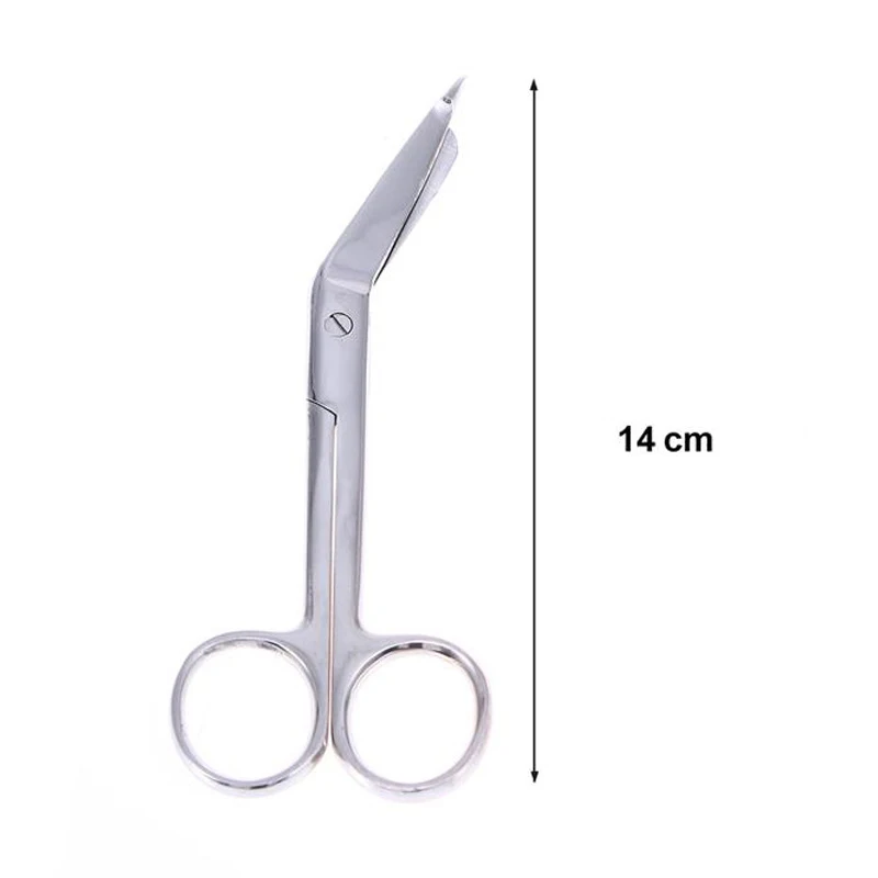 11/14CM Edelstahl Gaze Verband Schere Dressing Chirurgische Schere Haushalts Gips Schere Krankenschwester Schere – Detail 2