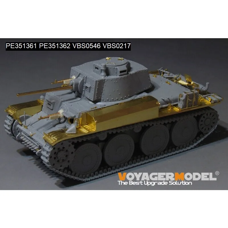 

Voyager Model PE351362 1/35 WWII German Pz.Kpfw.38(t) Ausf.E/F Fenders&Stowager bins Set（FOR DRAGON 6290） (Not Include Tank )