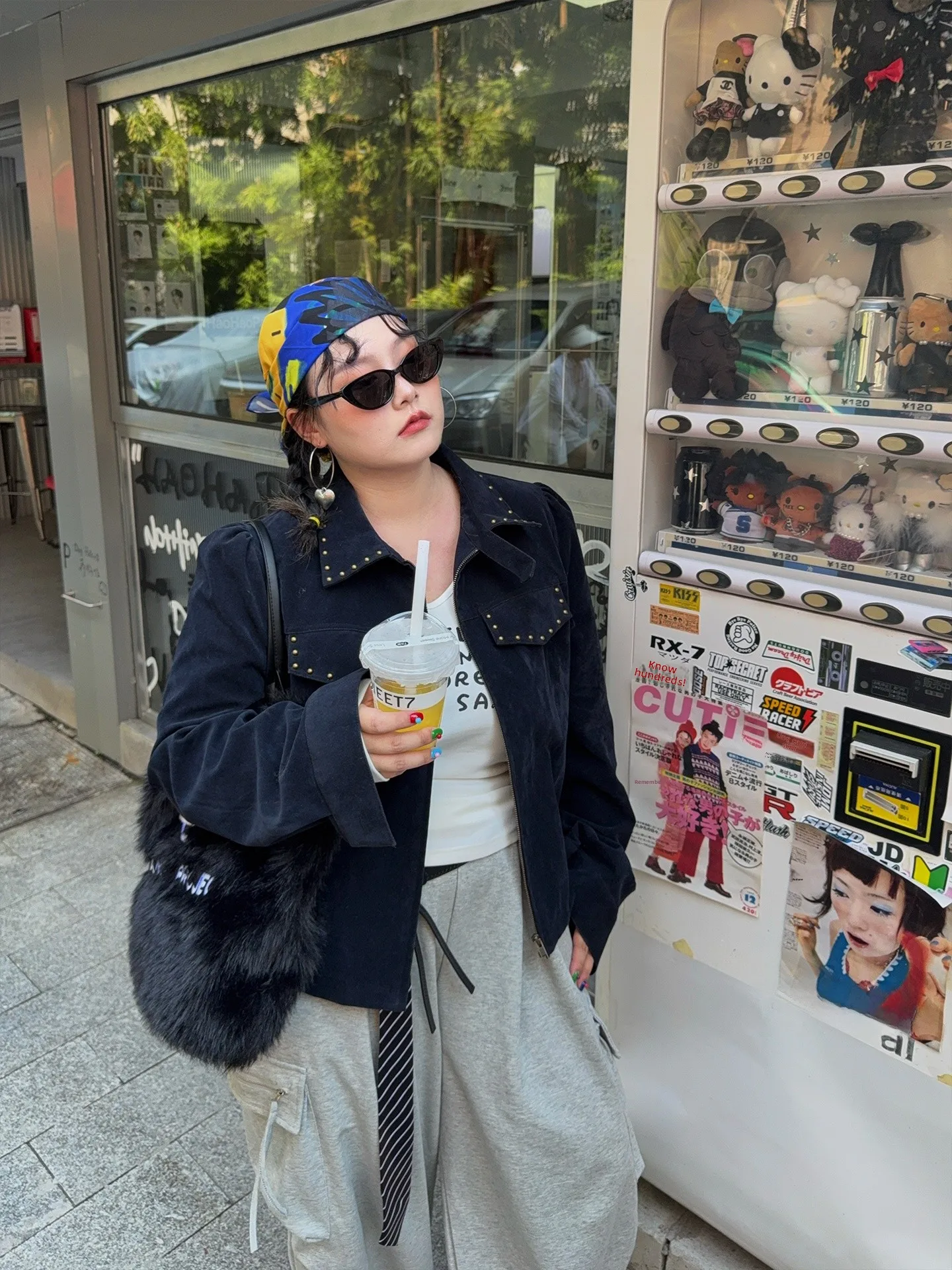 A Zhou Home Plus Size Couro Falso Jaet Feminino Or Sle Rebite Rígido Fini Fosco Sem Stretch Casual Faion Poliéster Nylon