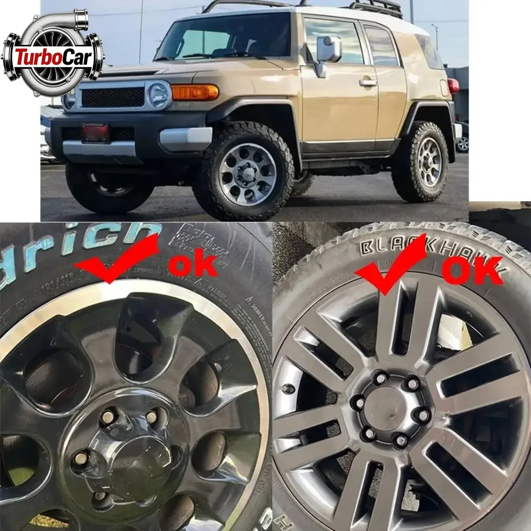 

Комплект из 4 колпаков для колесных дисков TOYOTA FJ CRUISER 2011-2014, 17-20 дюймов, артикул 4260B-35040, с возможностью нанесения логотипа