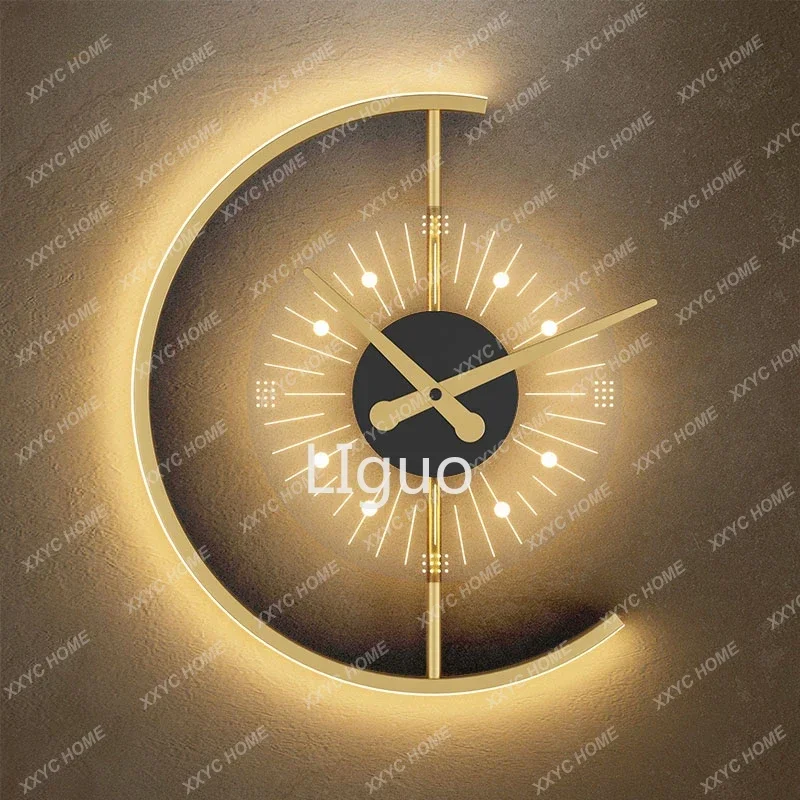 

Modern Clock Wall Lamps for Room Decor Corridor Aisle Hotel Foyer Dining Table Kitchen Bedroom Bedside Led Lights Home-appliance