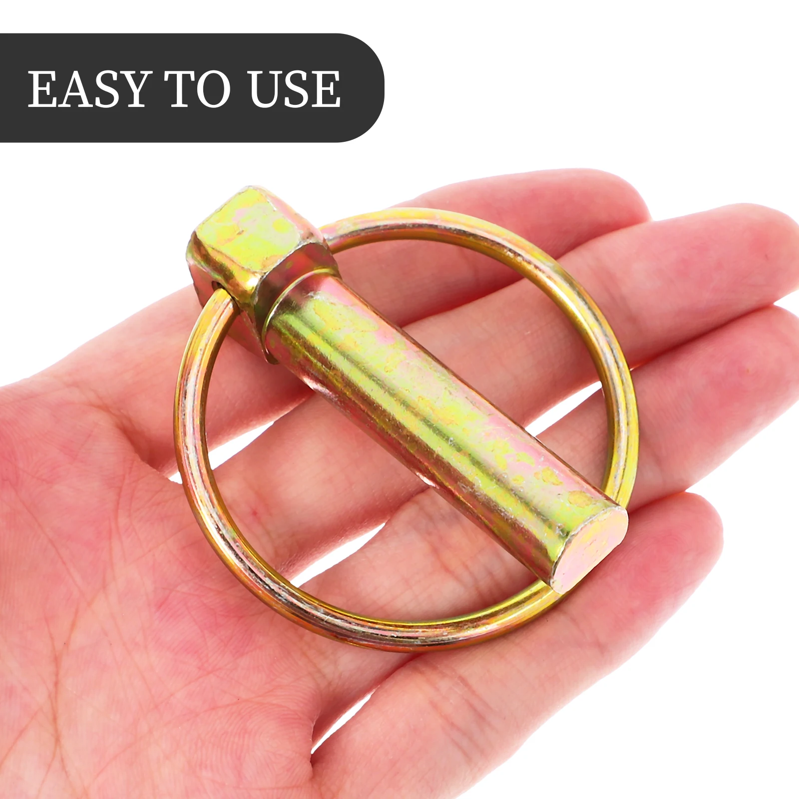 

6pcs Heavy Duty Safety Pins Set For Trailer Tractor Mower Cart Truck Hitch Locking Pin Durable Coupler Stop Axle Fastener Kit