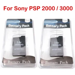 3.6V 3600mAh Rechargeable Battery Pack for Sony PSP 2000 PSP 3000 PSP2000 PSP3000 Console Gamepad Replacement Batteries 10pcs