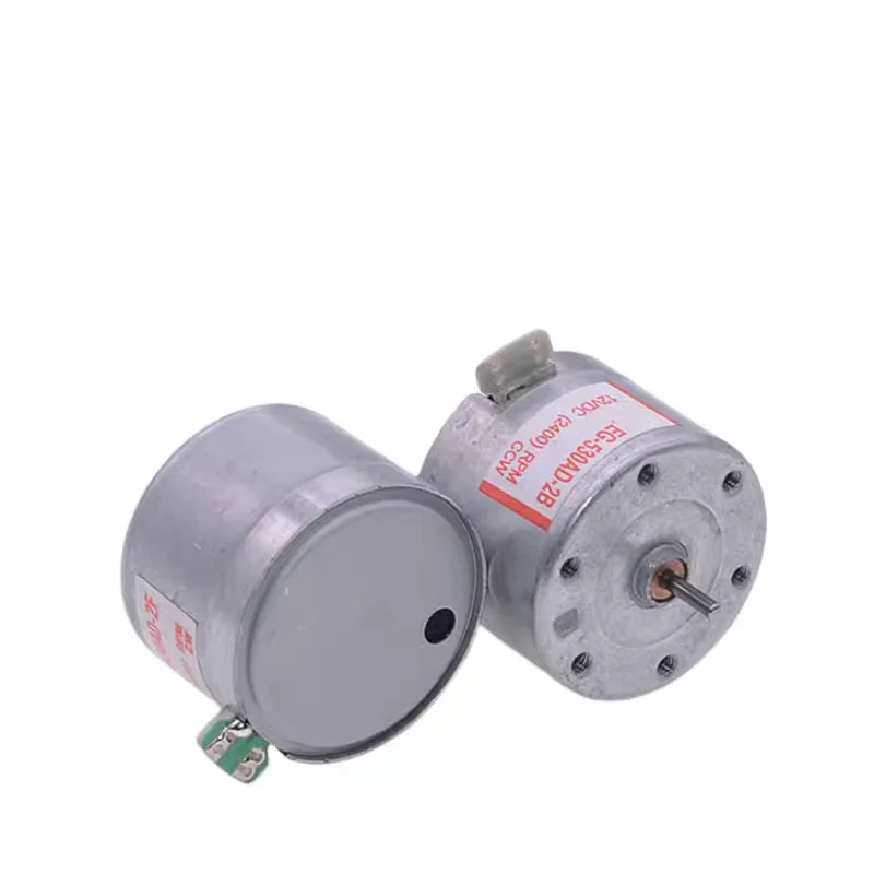 EG-530AD-2F/2B/6B/6F/9B/9F CCW CW 2400RPM 6V 9V 12V Recorder motor High Torque Cylinder Shaped Electric Mini DC Motor
