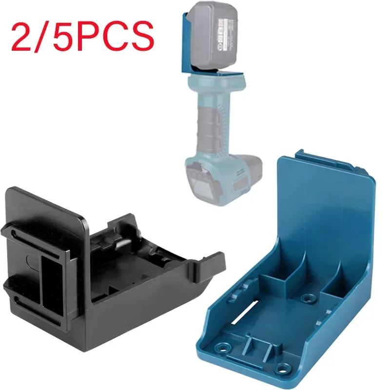 

2/5PCS Power Tool Battery Mount Holder for Makita for Dewalt 14.4V-18V Battery Tool Storage Rack Bracket Box 2 in 1 Stand Holder