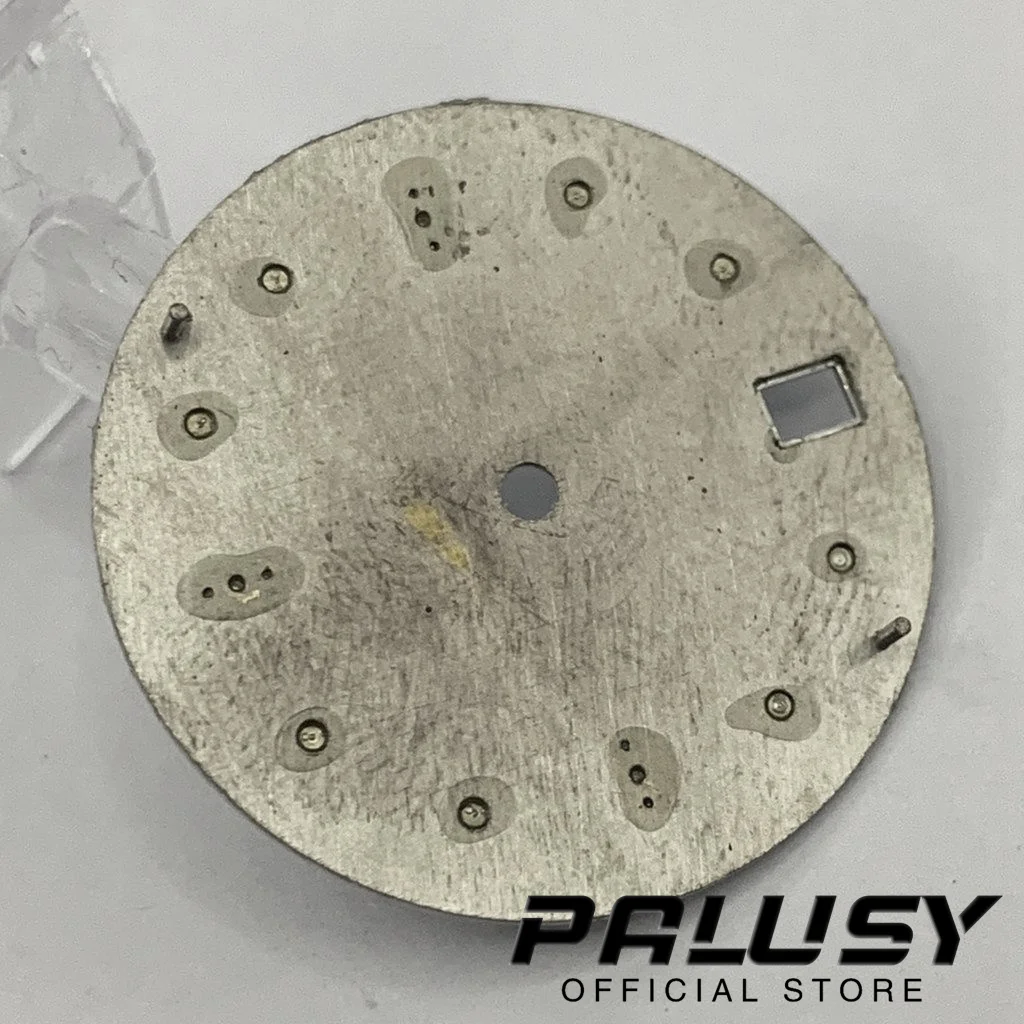 28.5mm NH35 Back White Blue Green Watch Dial Luminous Shell Watch Faces for NH35/NH35A/4R/7S Movement Replacement Parts