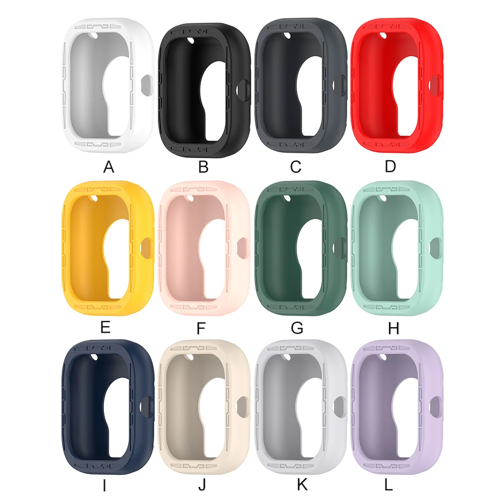 Silicone Protective Cover Case for Redmi Watch 4 Bumper Frame Protector Soft Bumper Protector Shell for Xiaomi Redmi Watch4