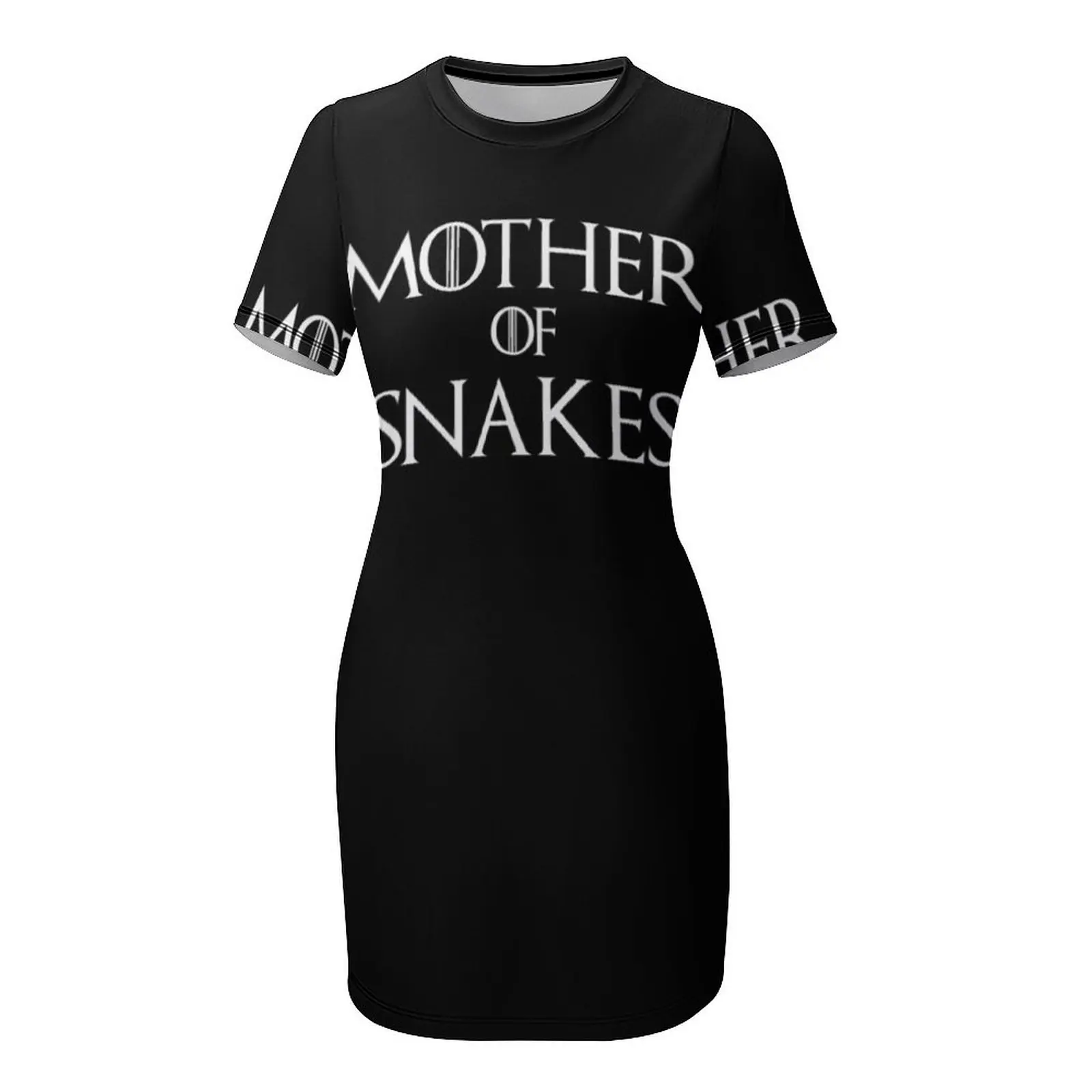 Camiseta de madre de serpientes, vestido de manga corta, vestido de fiesta de lujo para mujer, mono de verano para mujer, vestido largo para graduación 2025