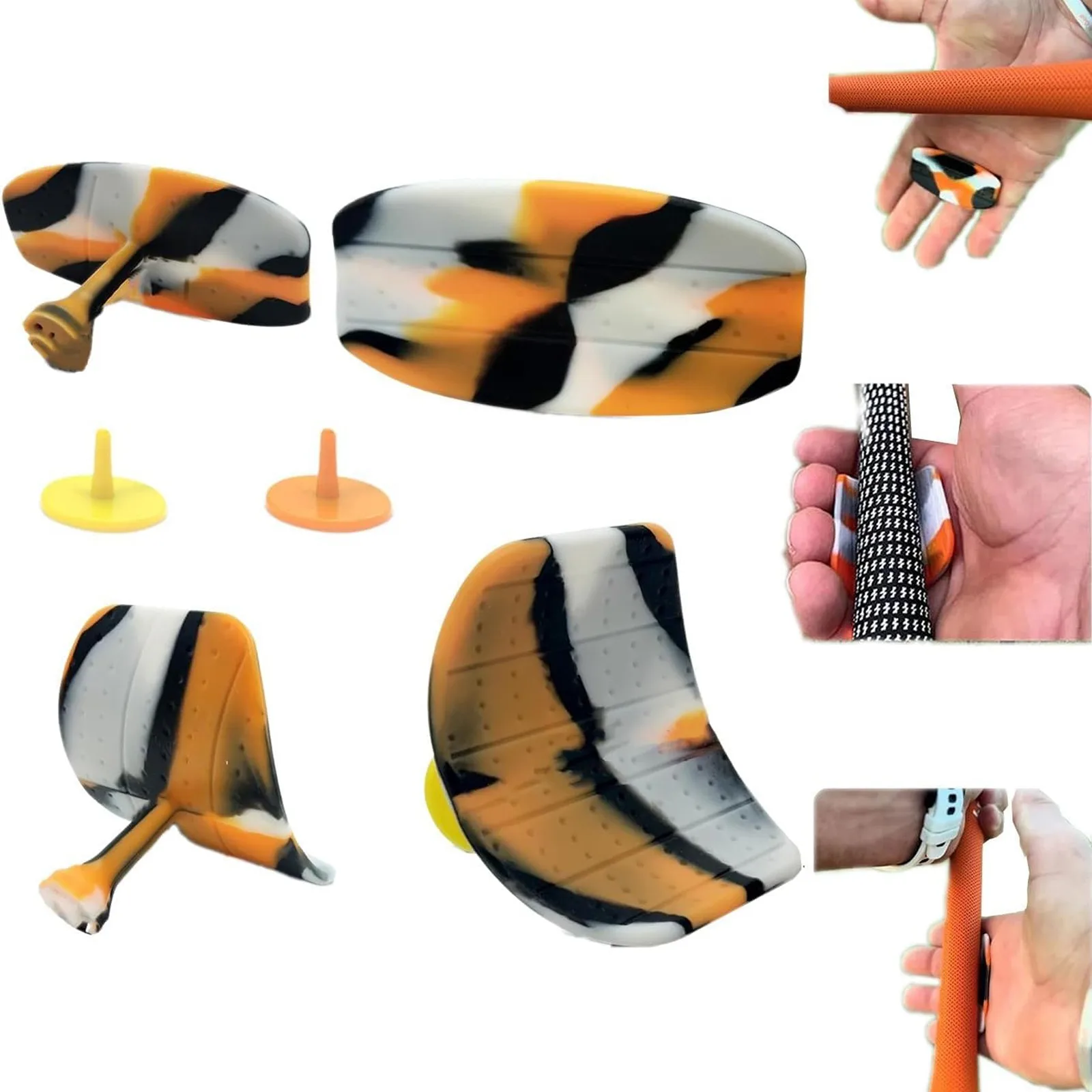 Профессиональный тренажер для гольфа с Т-образной подушкой — регулируемое пособие для тренировки качелей для мужчин, нескользящий удобный инструмент для улучшения ручки и выравнивания клюшки