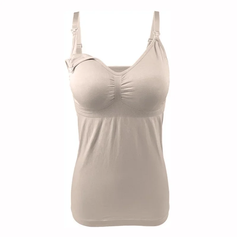 

High Elastic Maternity Breastfeeding Vest - Button Buckle Nursing Bra Underwear for Premama & Pregnant Women